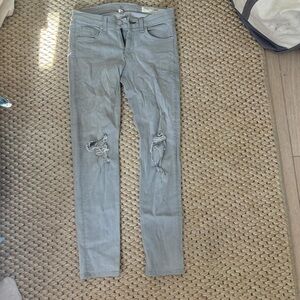 Rag and bone for intermix gray jeans